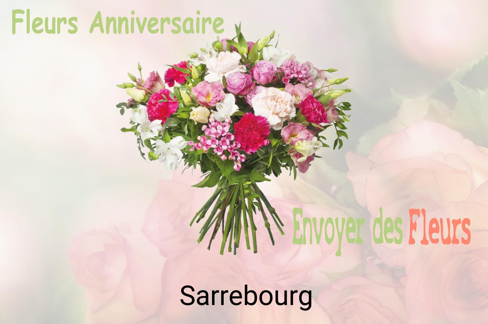 Bouquet de fleurs d’anniversaire livré à Sarrebourg